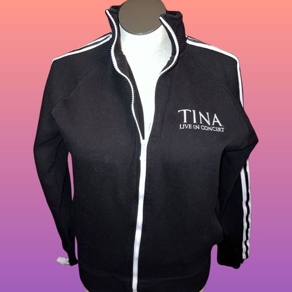 Tina Turner Live in Concert 08 Tour Full Zip Sweatshirt & Baseball Hat Large - Picture 2 of 9